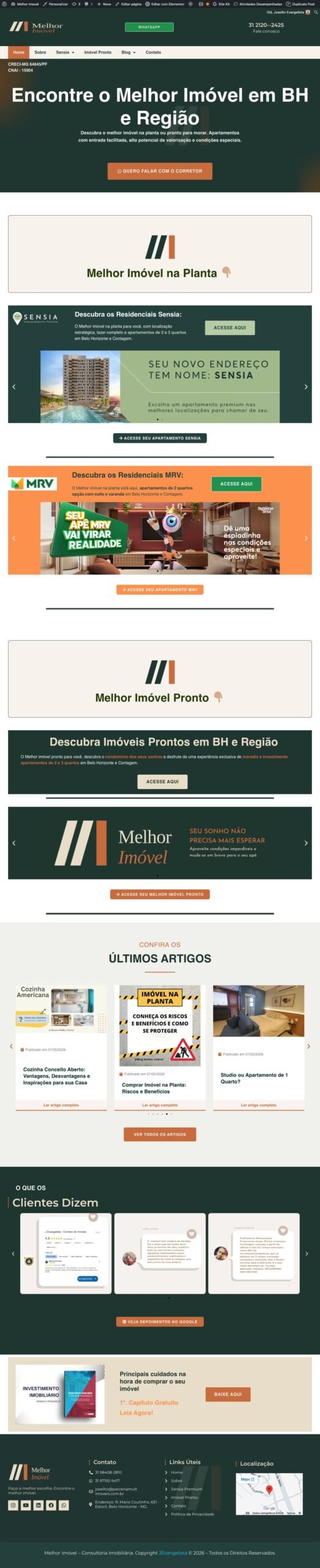 criação de sites profissionais